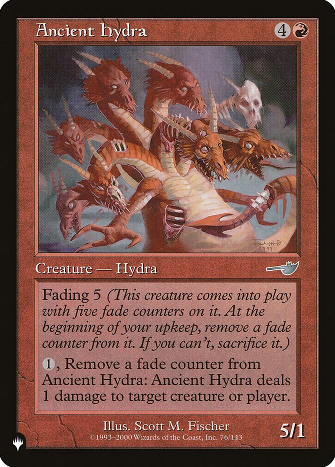 Ancient Hydra – Uncommon Magic: The Gathering card from The List (#NEM-76)