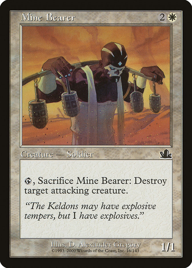 Mine Bearer – Common Magic: The Gathering card from Prophecy (#16)