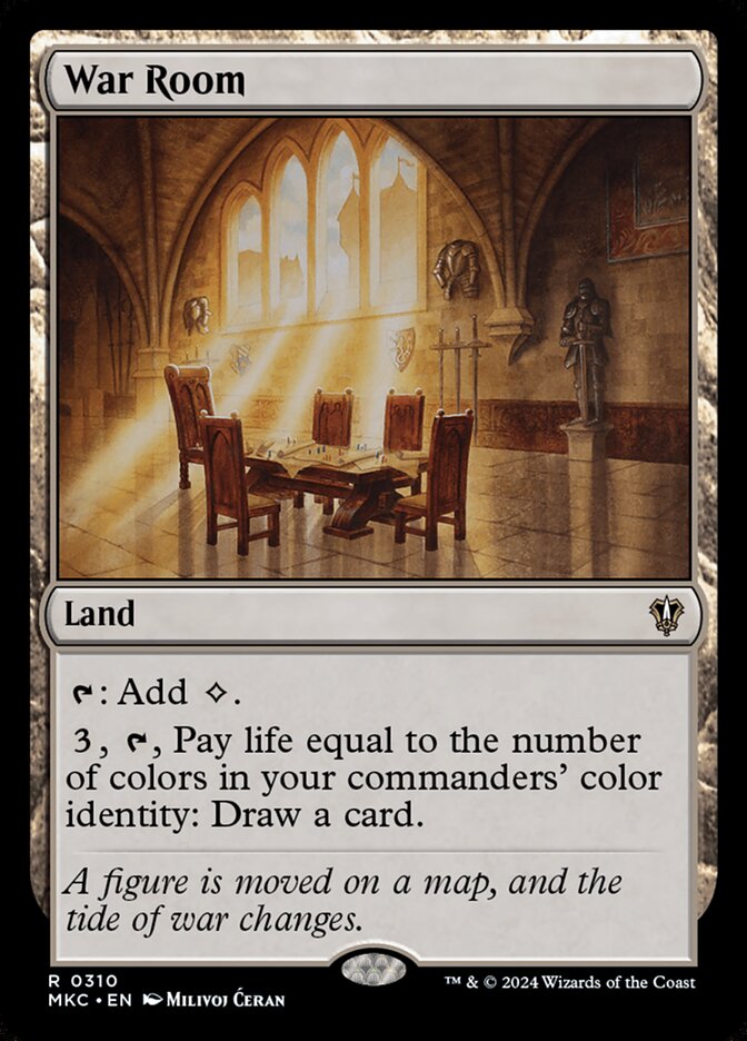 War Room – Rare Magic: The Gathering card from Murders at Karlov Manor Commander (#310)