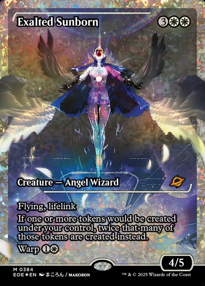 Exalted Sunborn – Mythic Magic: The Gathering card from Edge of Eternities (#384)
