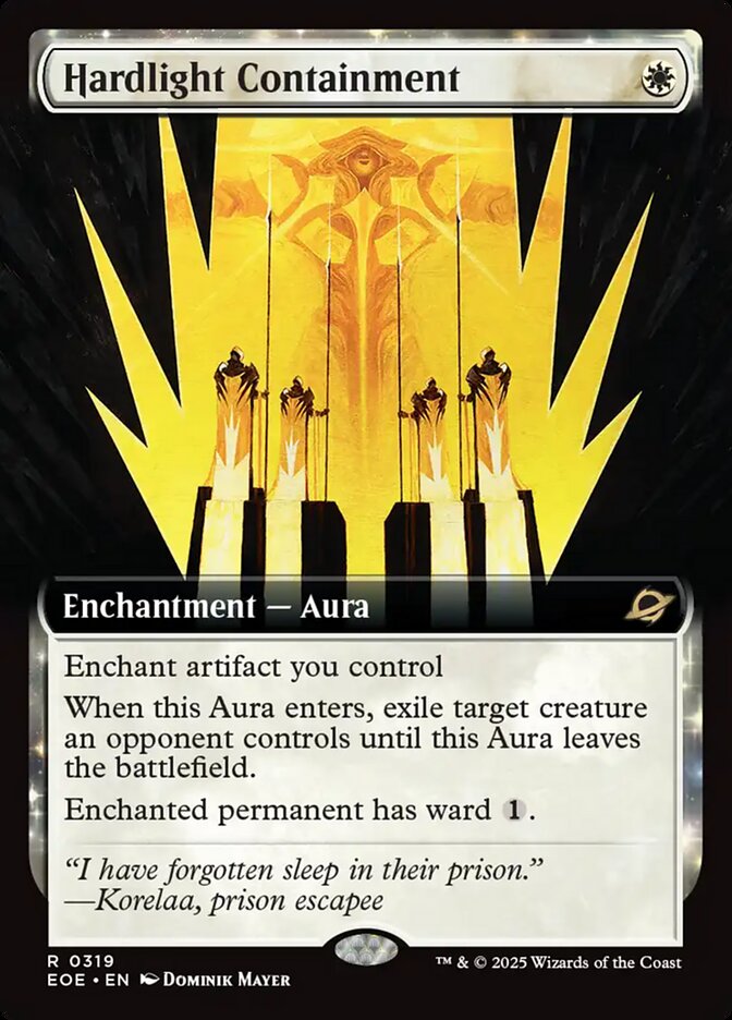 Hardlight Containment – Rare Magic: The Gathering card from Edge of Eternities (#319)