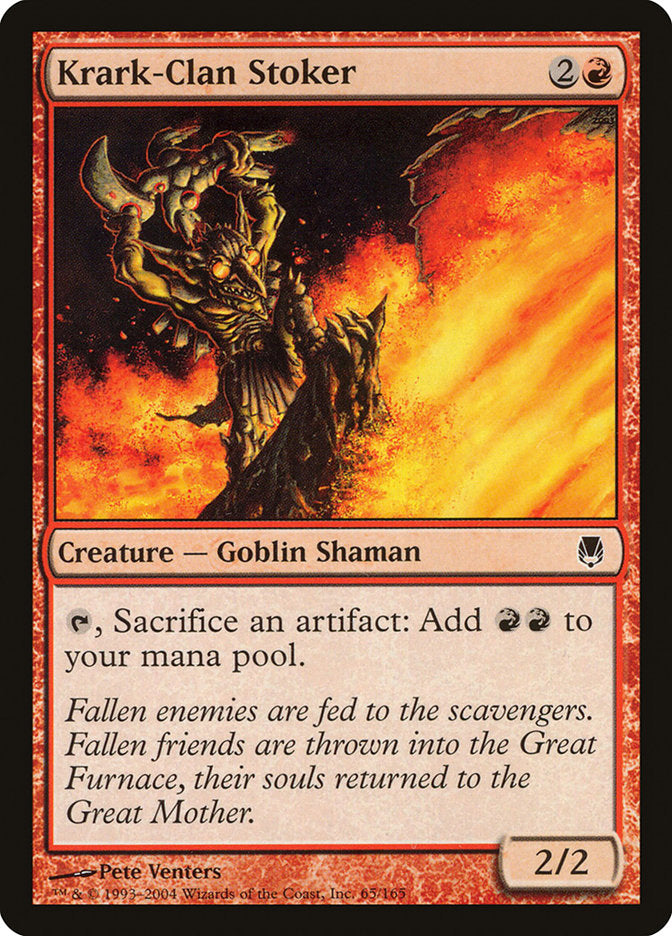 Krark-Clan Stoker – Common Magic: The Gathering card from Darksteel (#65)