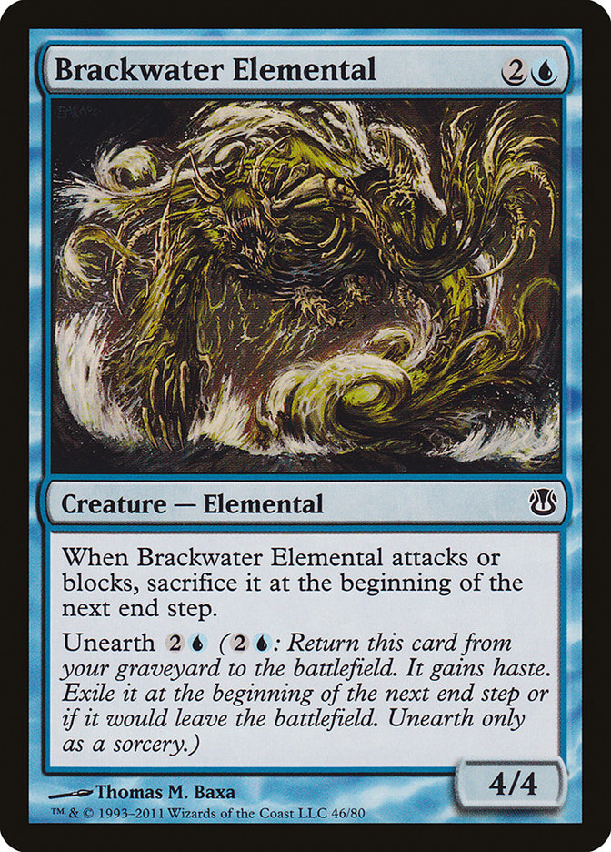 Brackwater Elemental – Common Magic: The Gathering card from Duel Decks: Ajani vs. Nicol Bolas (#46)