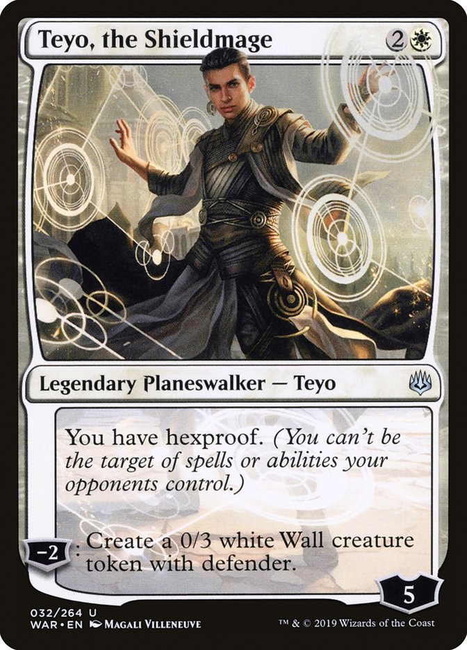 Teyo, the Shieldmage – Uncommon Magic: The Gathering card from War of the Spark (#32)