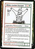 Abian, Luvion Usurper – Rare Magic: The Gathering card from Mystery Booster Playtest Cards 2019 (#87)