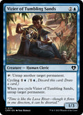 Vizier of Tumbling Sands – Common Magic: The Gathering card from Commander Masters (#131)