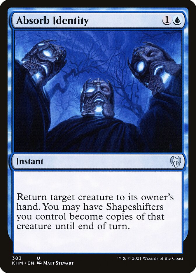 Absorb Identity – Uncommon Magic: The Gathering card from Kaldheim (#383)