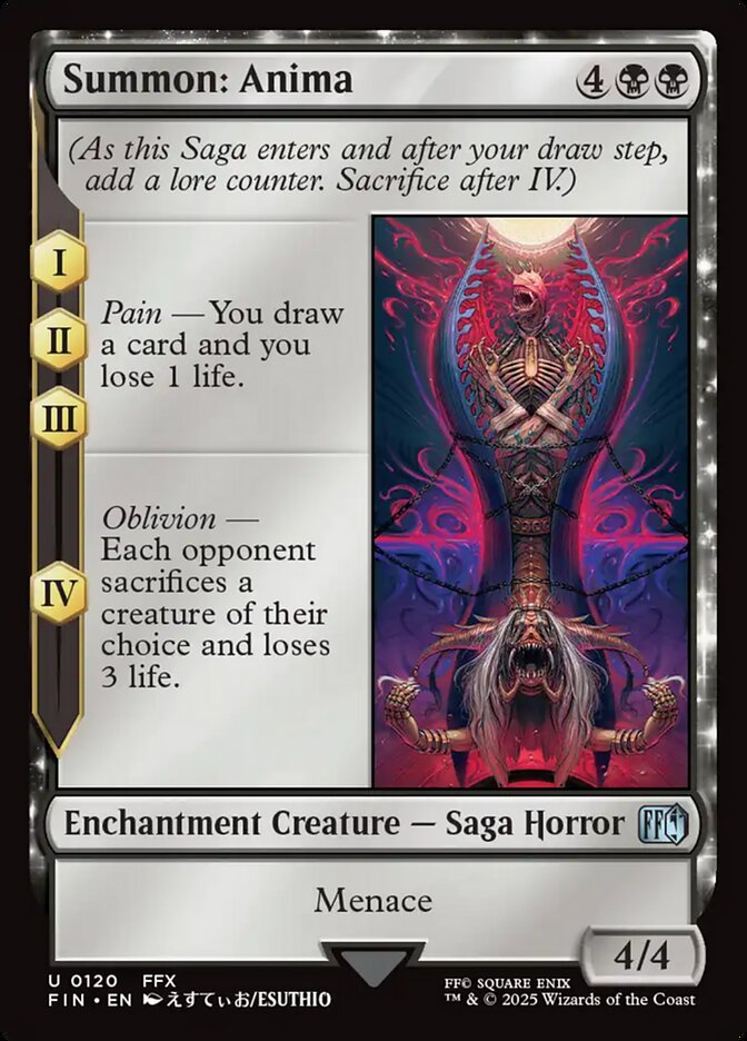 Summon: Anima – Uncommon Magic: The Gathering card from Final Fantasy (#120)