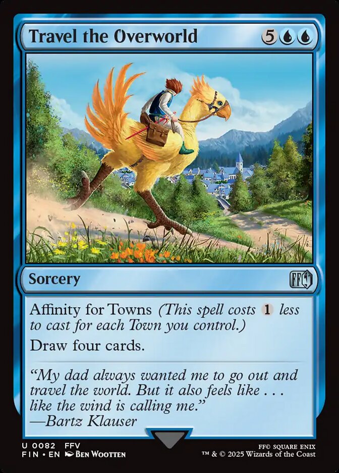 Travel the Overworld – Uncommon Magic: The Gathering card from Final Fantasy (#82)