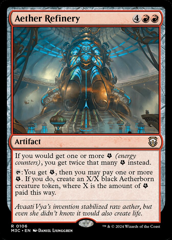 Aether Refinery – Rare Magic: The Gathering card from Modern Horizons 3 Commander (#106)