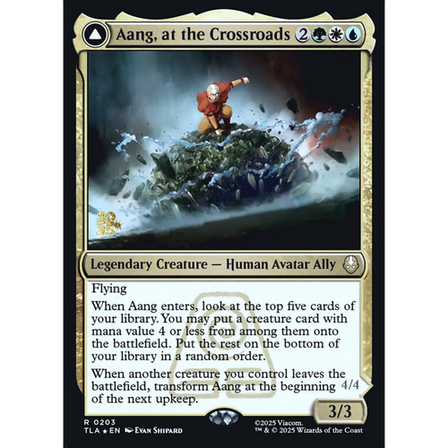 Aang, at the Crossroads // Aang, Destined Savior (PTLA 203s) — Moore Collectables UK