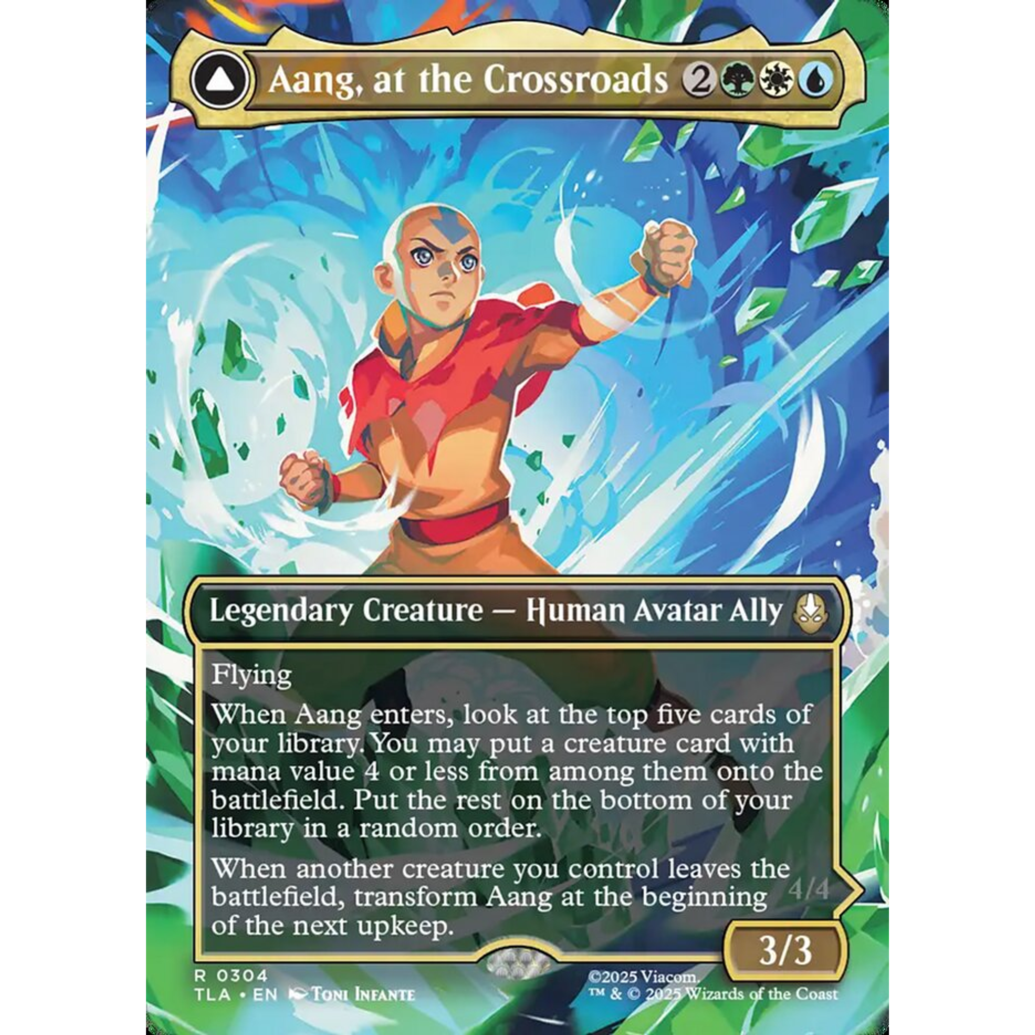 Aang, at the Crossroads // Aang, Destined Savior (TLA 304) — Moore Collectables UK