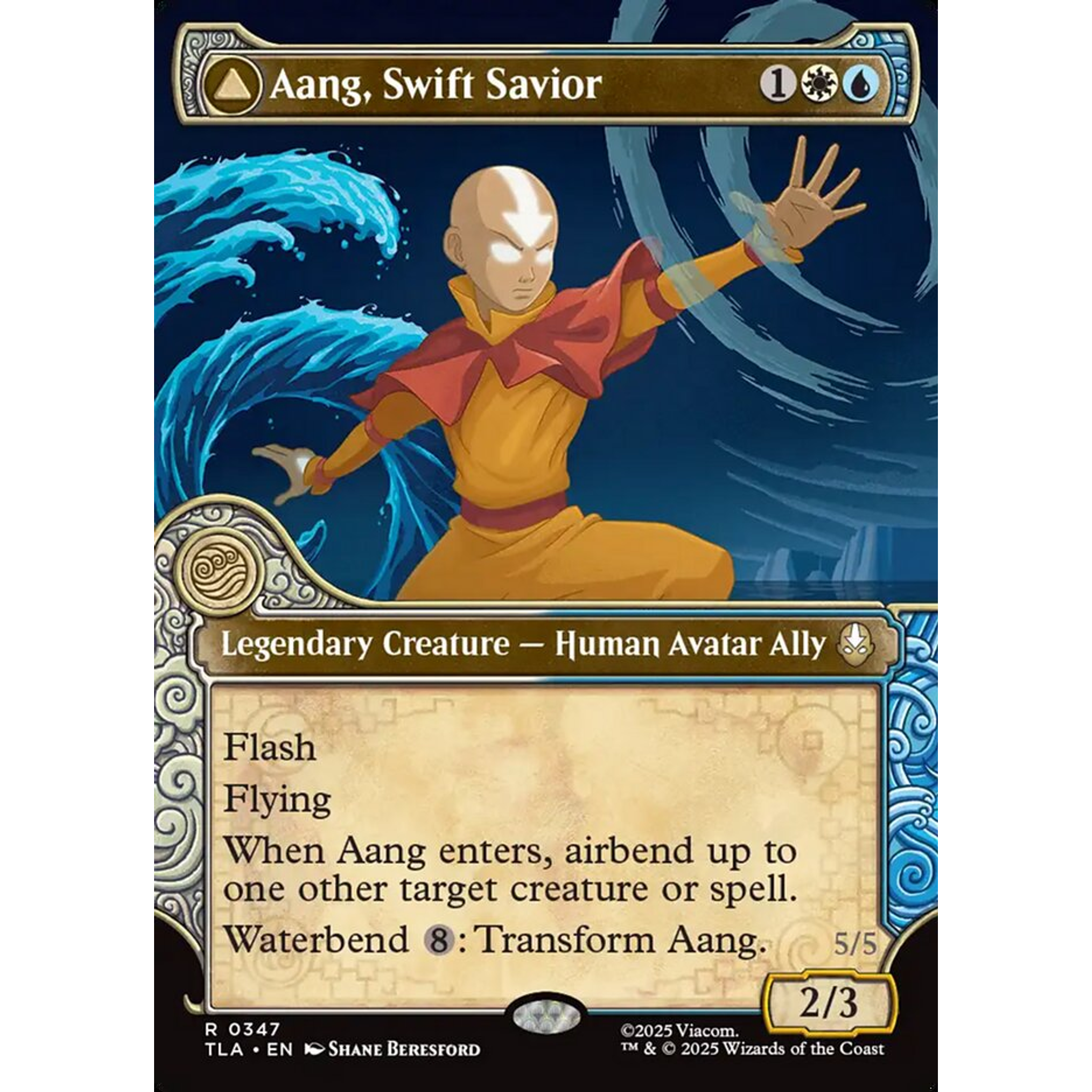 Aang, Swift Savior // Aang and La, Ocean's Fury (TLA 347) — Moore Collectables UK