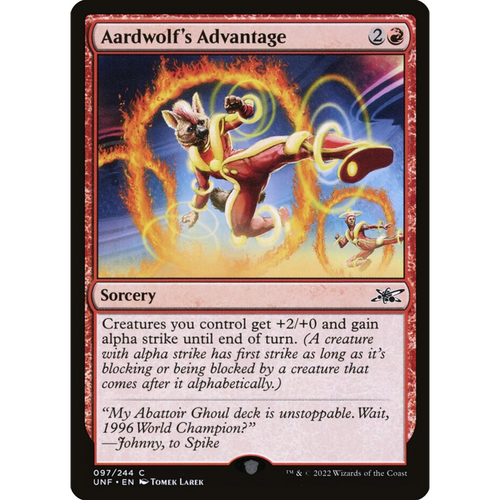 Aardwolf's Advantage (UNF 97) — Moore Collectables UK