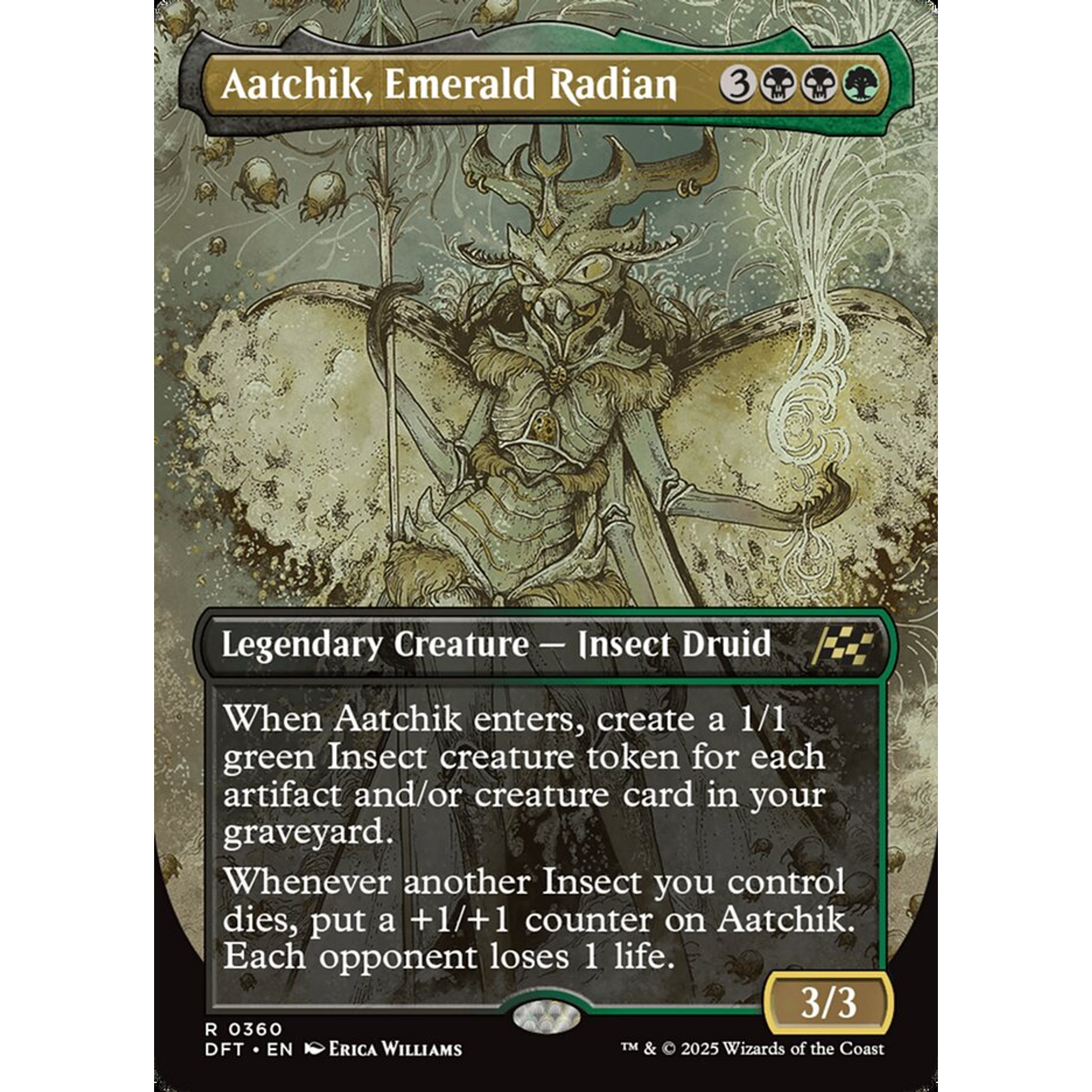 Aatchik, Emerald Radian (DFT 360) — Moore Collectables UK