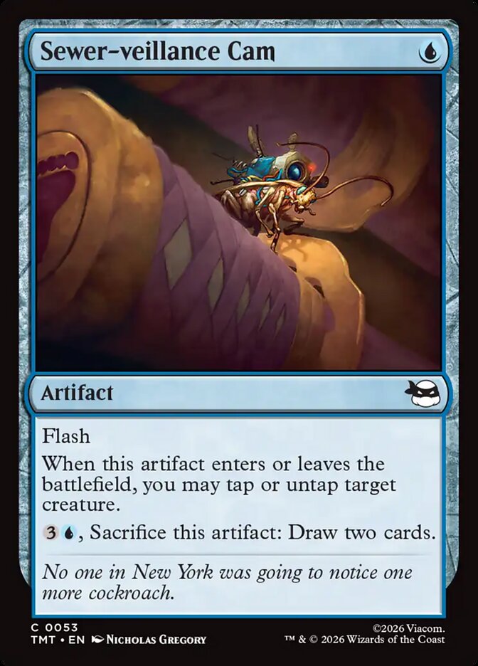 Sewer-veillance Cam – Common Magic: The Gathering card from Teenage Mutant Ninja Turtles (#53)