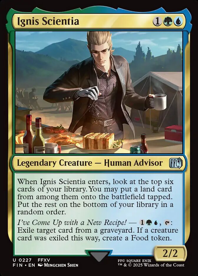 Ignis Scientia – Uncommon Magic: The Gathering card from Final Fantasy (#227)