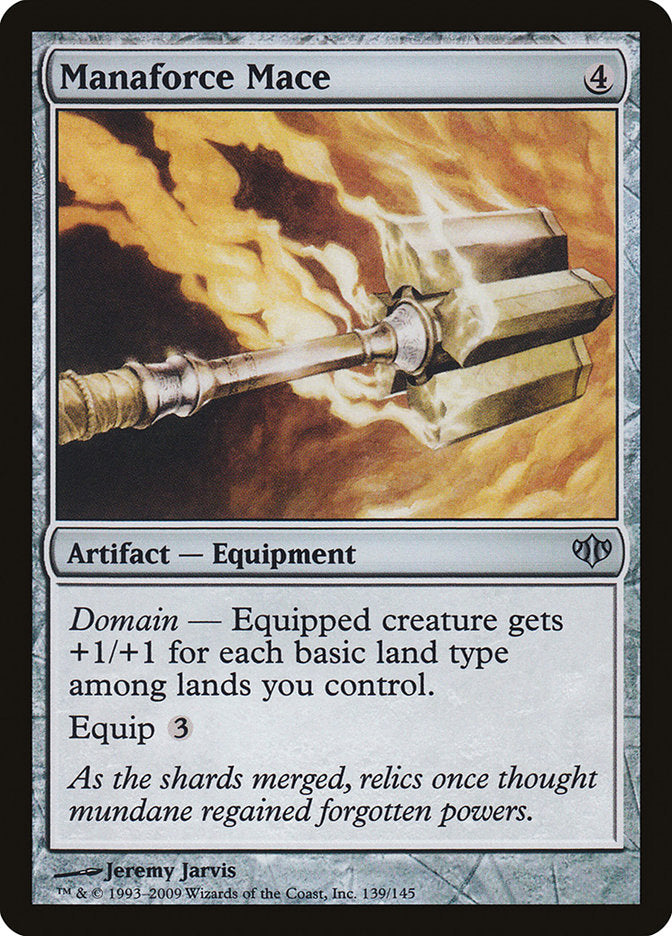 Manaforce Mace – Uncommon Magic: The Gathering card from Conflux (#139)