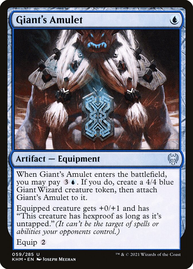 Giant's Amulet – Uncommon Magic: The Gathering card from Kaldheim (#59)