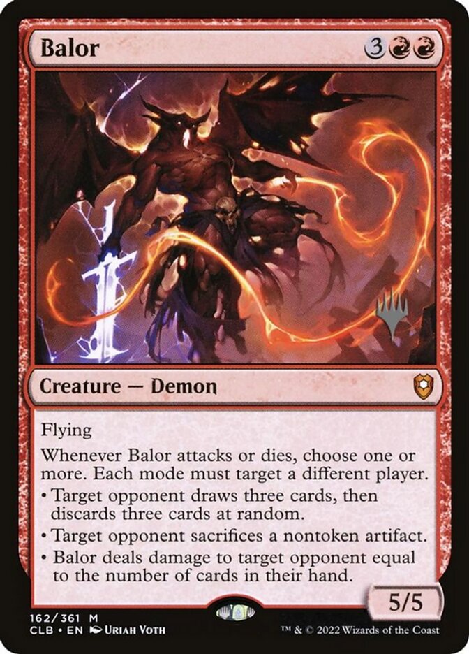 Balor – Mythic Magic: The Gathering card from Battle for Baldur's Gate Promos (#162p)