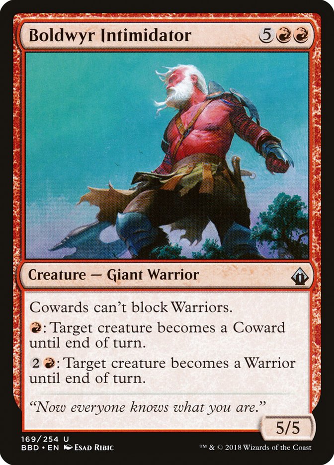 Boldwyr Intimidator – Uncommon Magic: The Gathering card from Battlebond (#169)