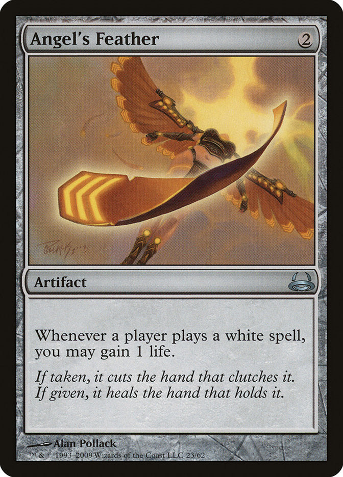 Angel's Feather – Uncommon Magic: The Gathering card from Duel Decks: Divine vs. Demonic (#23)