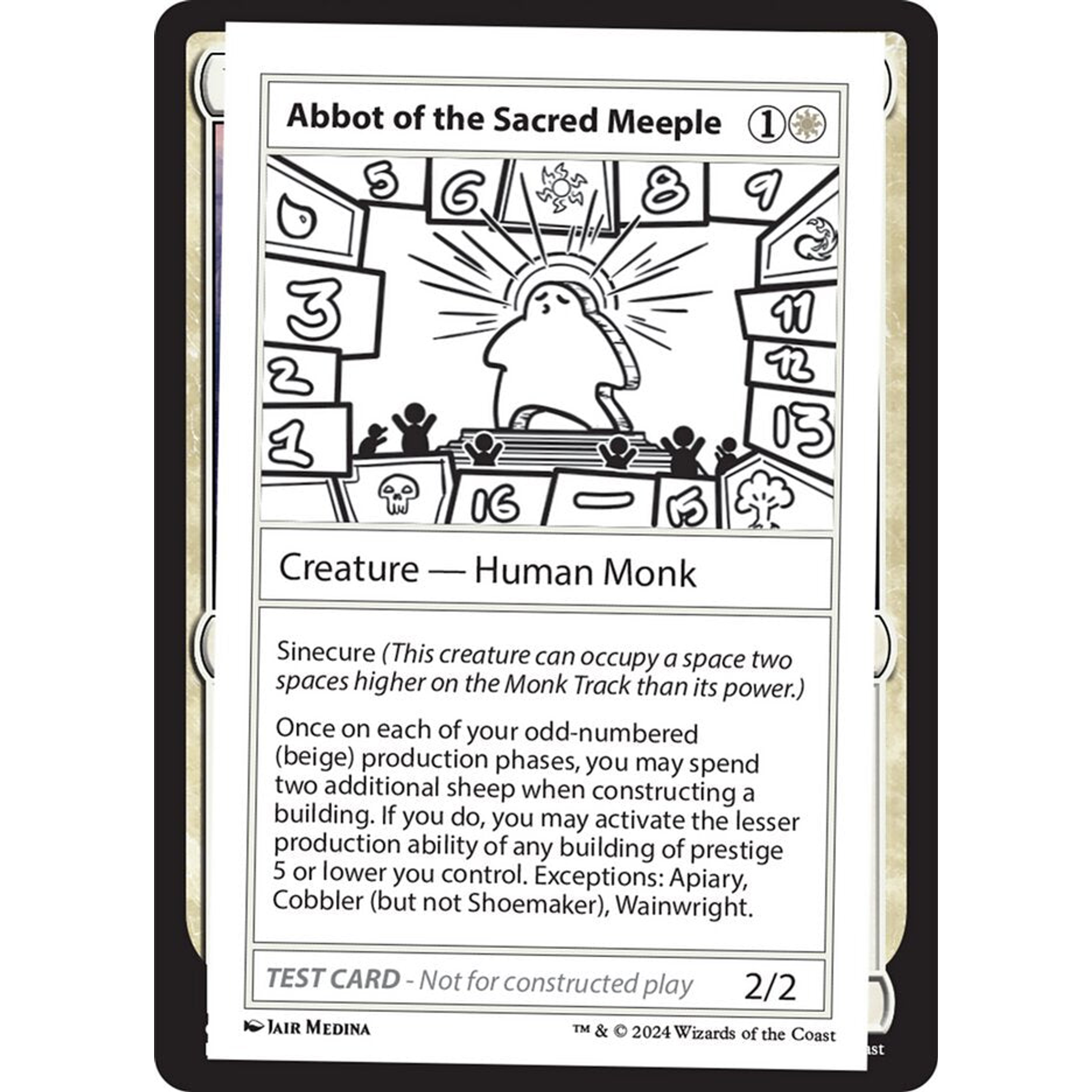 Abbot of the Sacred Meeple (MB2 507) — Moore Collectables UK