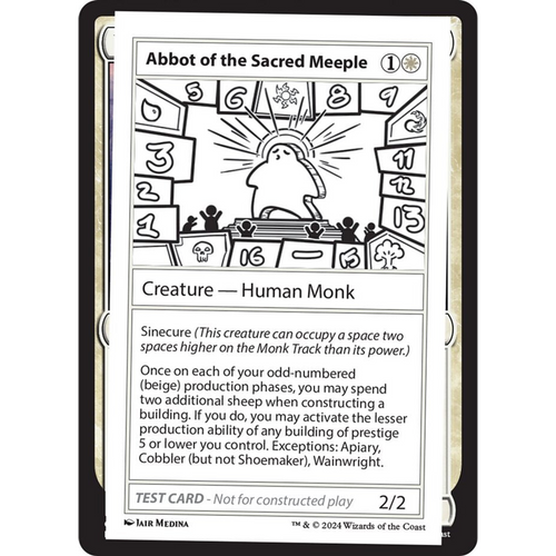 Abbot of the Sacred Meeple (MB2 507) — Moore Collectables UK