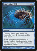 Oppressive Will – Common Magic: The Gathering card from Saviors of Kamigawa (#50)