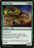 Acidic Slime – Uncommon Magic: The Gathering card from Commander 2018 (#127)