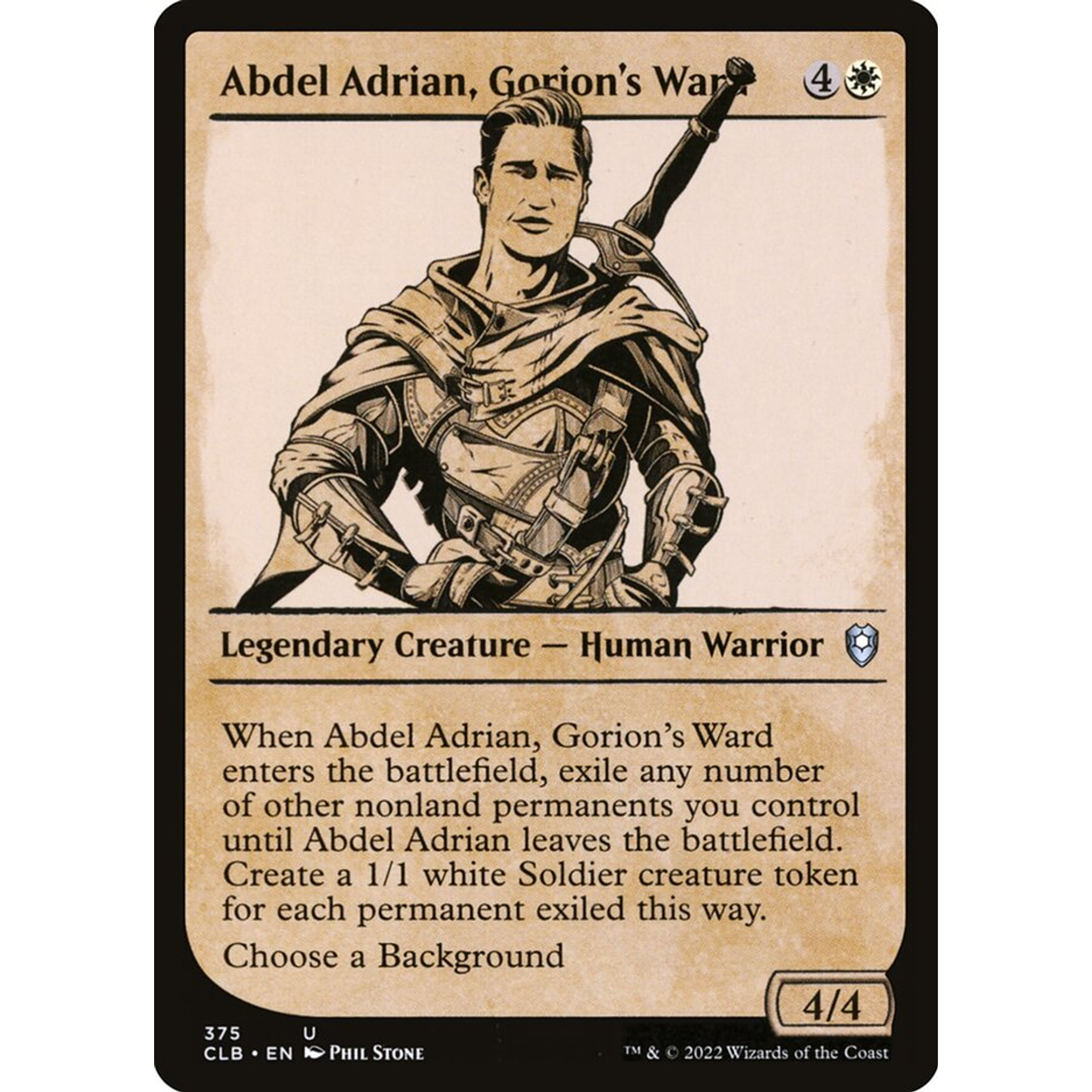 Abdel Adrian, Gorion's Ward (CLB 375) — Moore Collectables UK