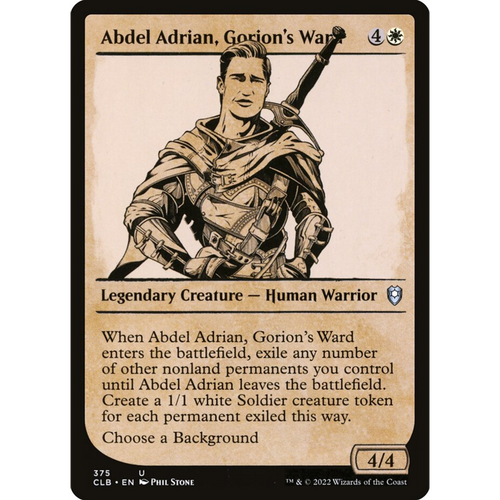 Abdel Adrian, Gorion's Ward (CLB 375) — Moore Collectables UK