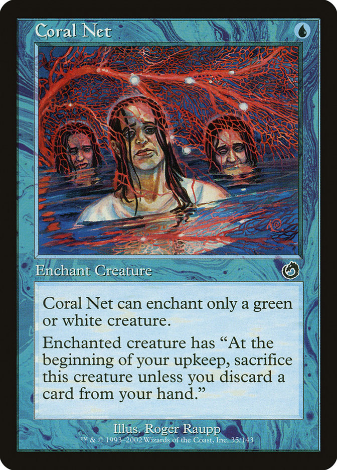 Coral Net – Common Magic: The Gathering card from Torment (#35)