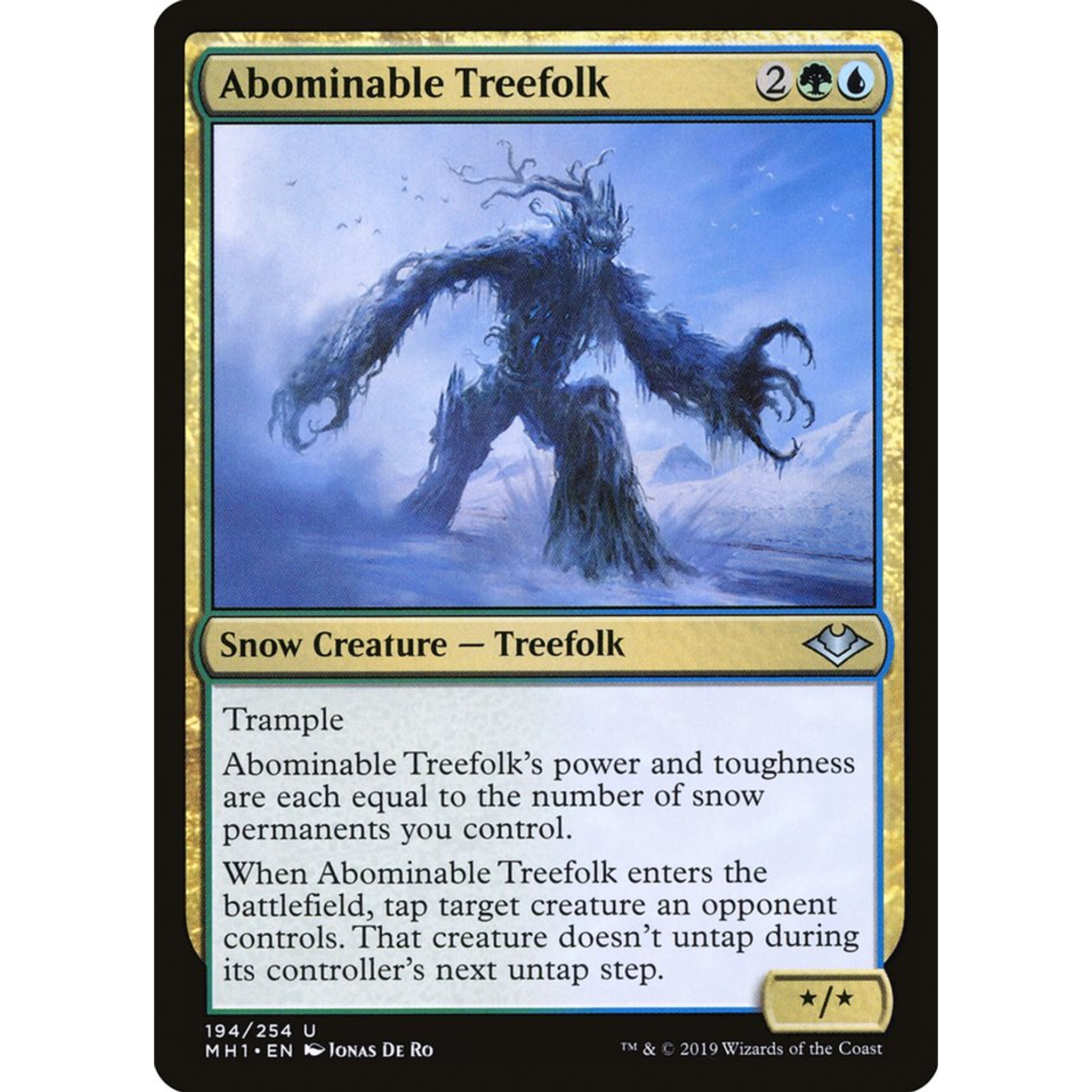 Abominable Treefolk (MH1 194) — Moore Collectables UK