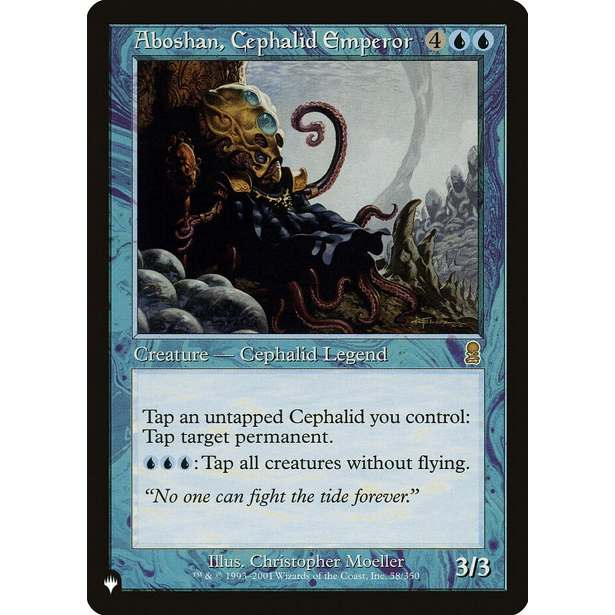 Aboshan, Cephalid Emperor (PLST ODY-58) — Moore Collectables UK