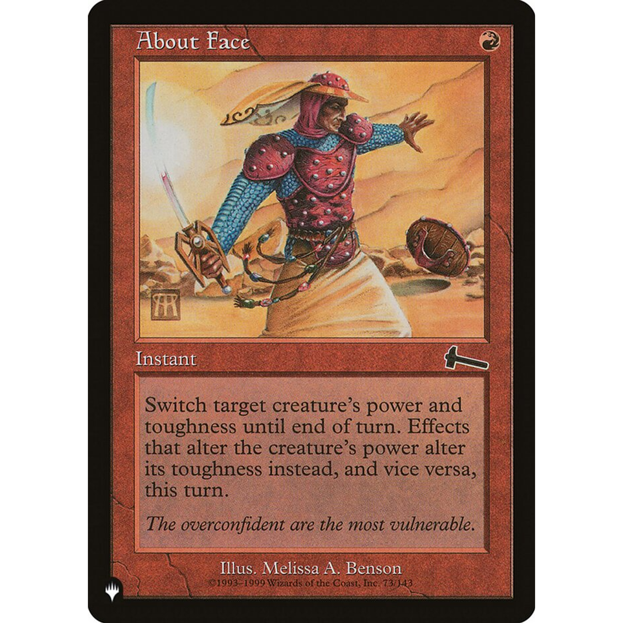 About Face (PLST ULG-73) — Moore Collectables UK