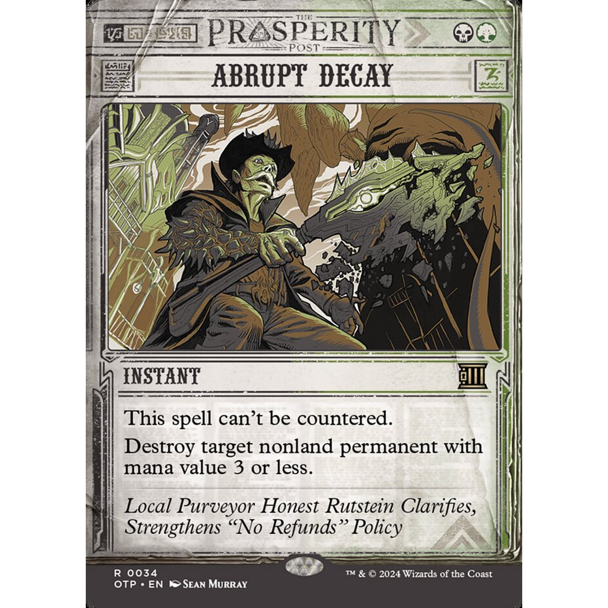 Abrupt Decay (OTP 34) — Moore Collectables UK