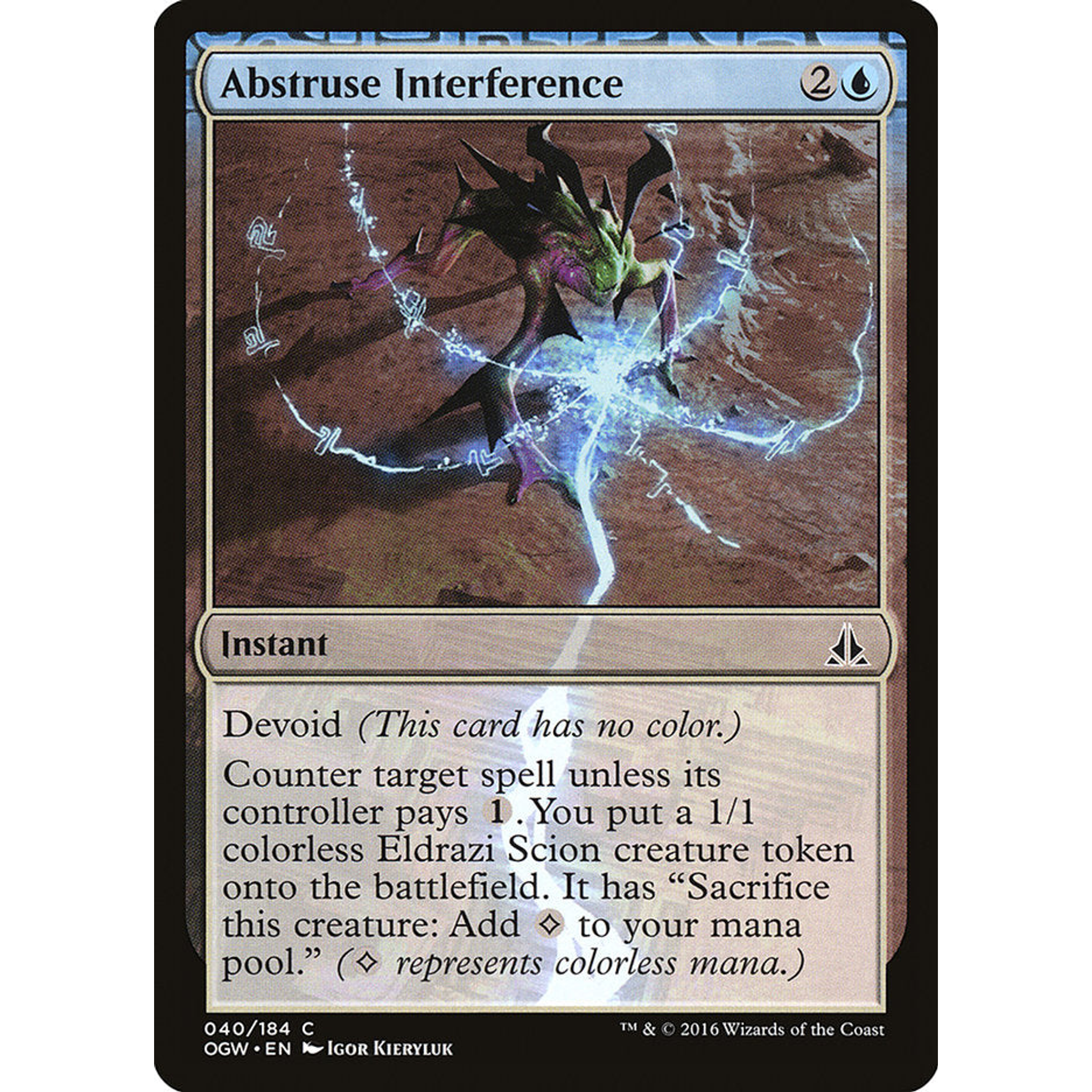 Abstruse Interference (OGW 40) — Moore Collectables UK