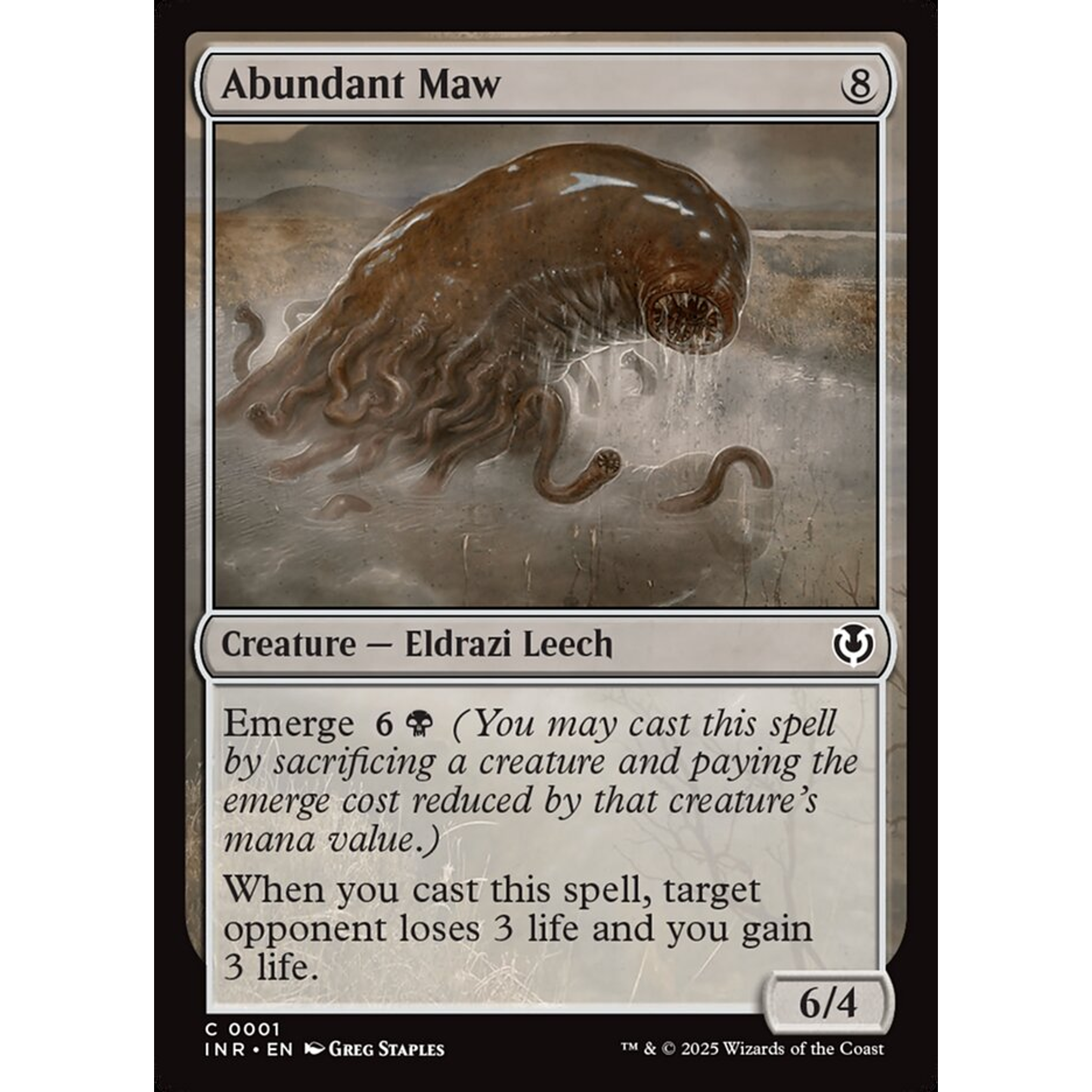 Abundant Maw (INR 1) — Moore Collectables UK