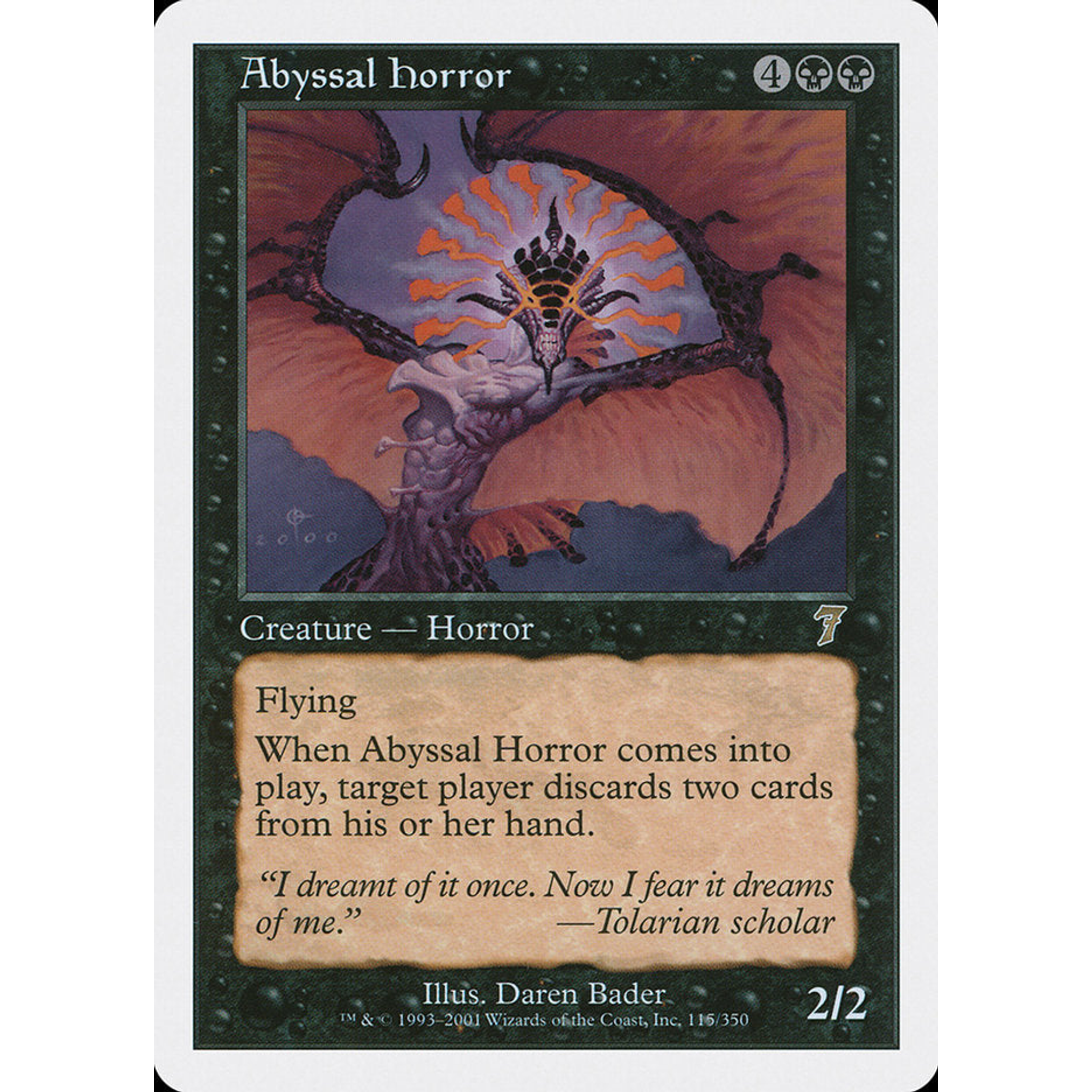 Abyssal Horror (7ED 115) — Moore Collectables UK