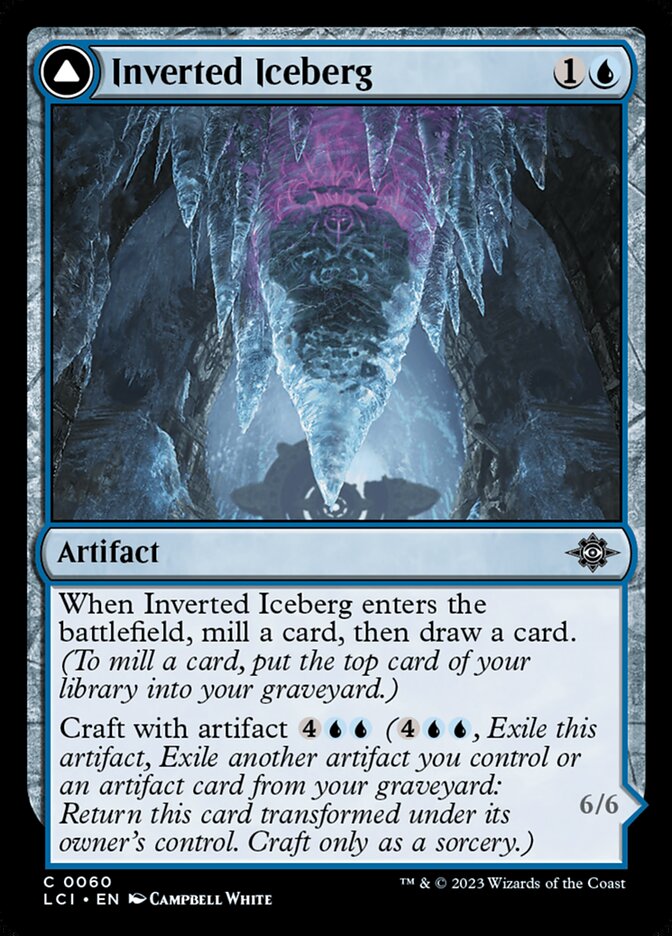 Inverted Iceberg // Iceberg Titan – Common Magic: The Gathering card from The Lost Caverns of Ixalan (#60)