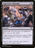 Aggressive Sabotage – Common Magic: The Gathering card from Dominaria United (#78)