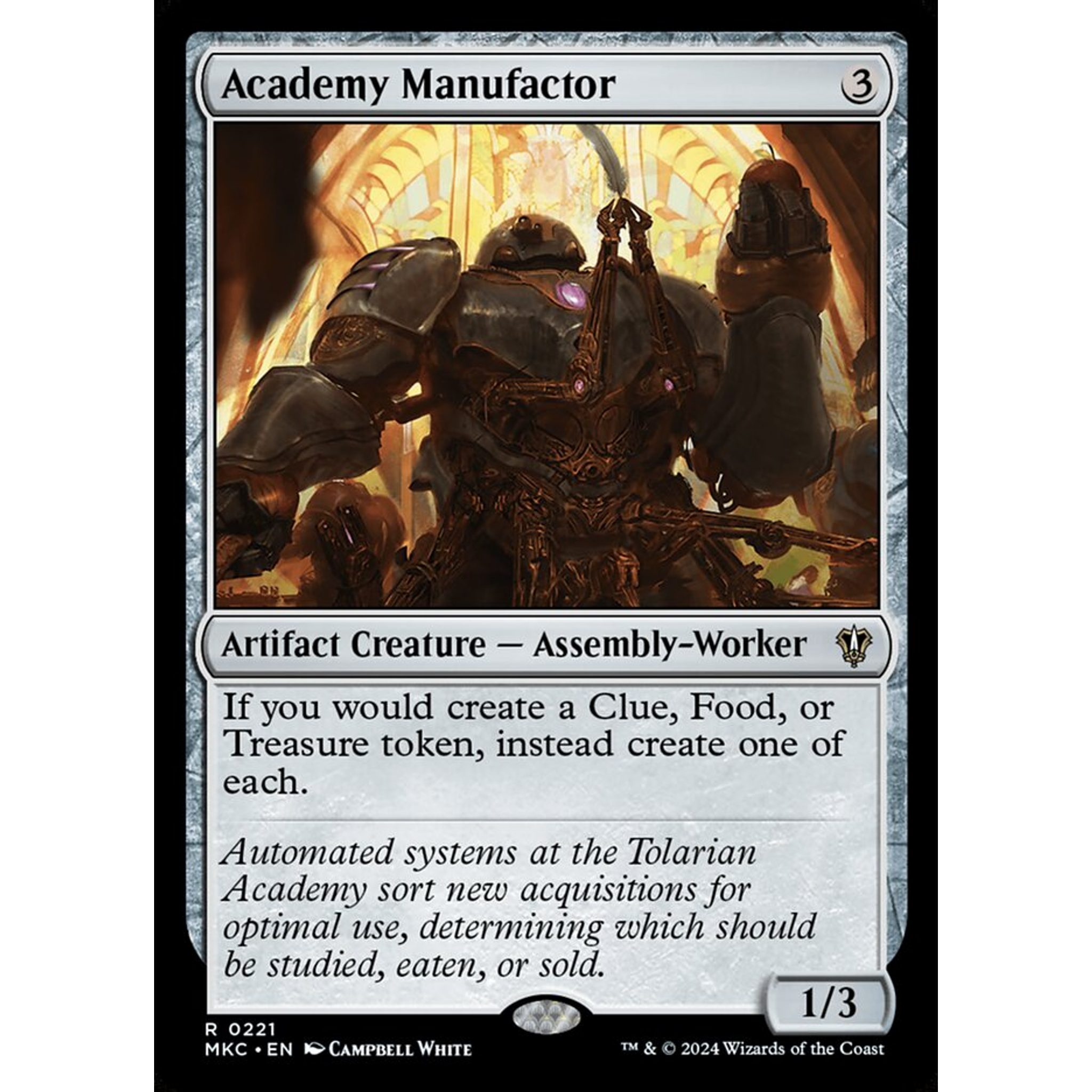 Academy Manufactor (MKC 221) — Moore Collectables UK