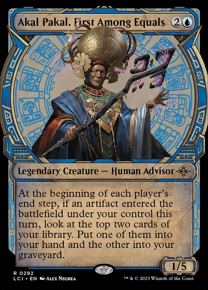Akal Pakal, First Among Equals – Rare Magic: The Gathering card from The Lost Caverns of Ixalan (#292)