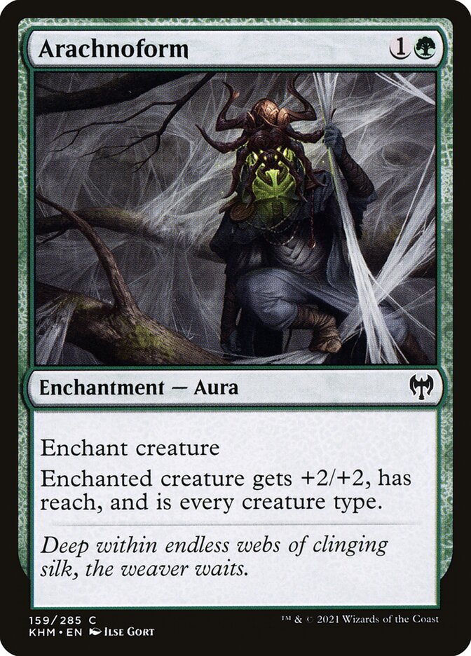 Arachnoform – Common Magic: The Gathering card from Kaldheim (#159)