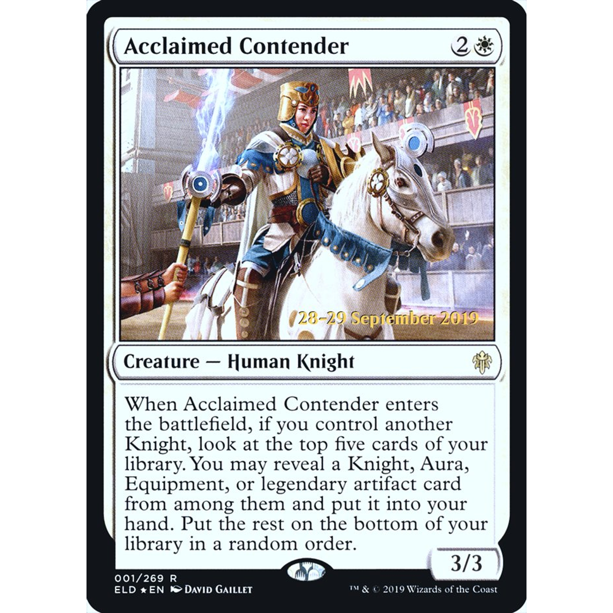 Acclaimed Contender (PELD 1s) — Moore Collectables UK