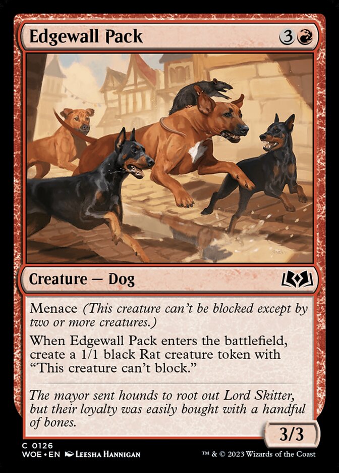 Edgewall Pack – Common Magic: The Gathering card from Wilds of Eldraine (#126)