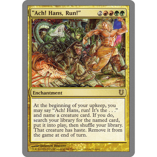 "Ach! Hans, Run!" (UNH 116) — Moore Collectables UK