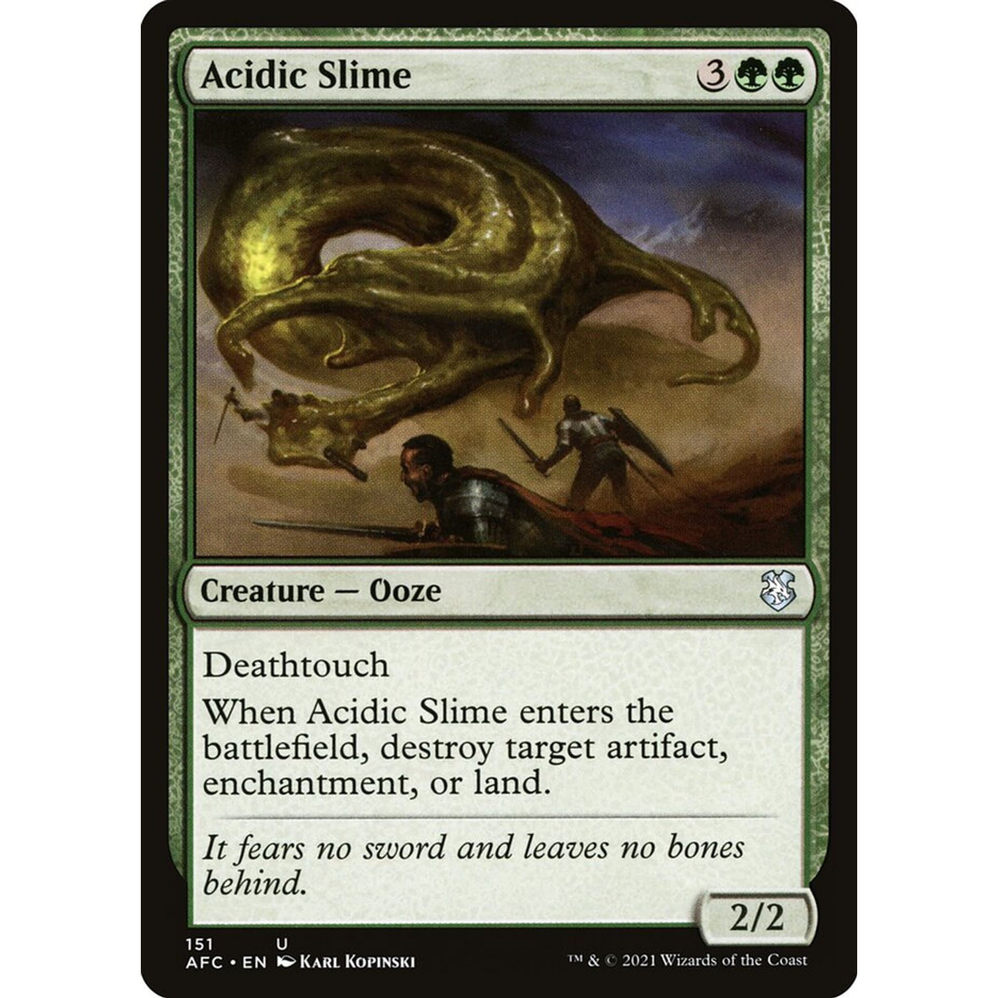 Acidic Slime (AFC 151) — Moore Collectables UK