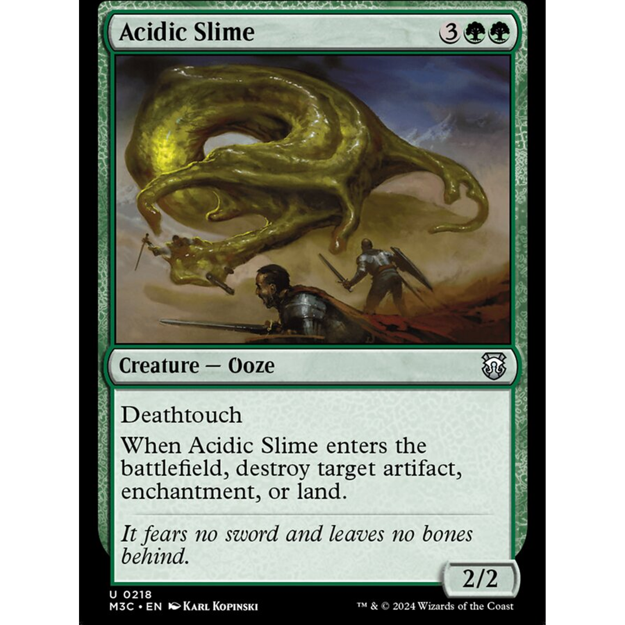 Acidic Slime (M3C 218) — Moore Collectables UK